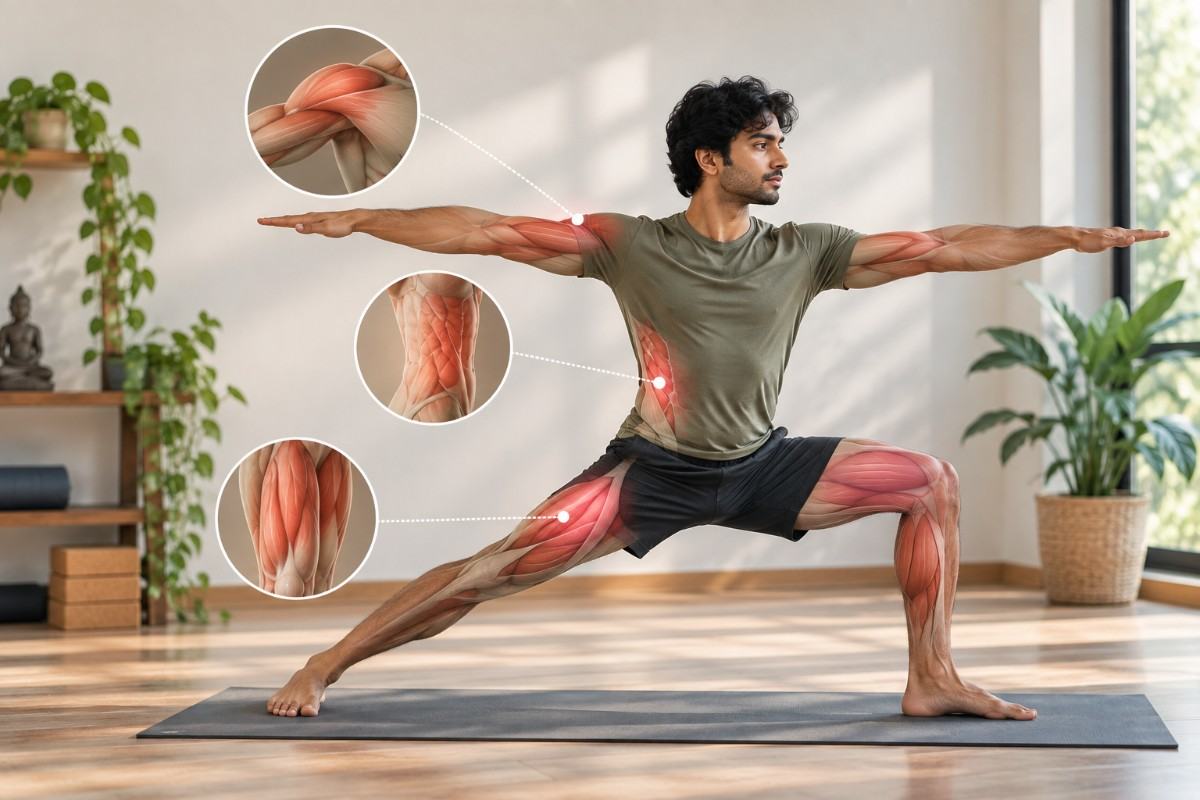 Activation musculaire en yoga Activation musculaire en yoga